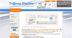 Desktop Screenshot of france-electric.com